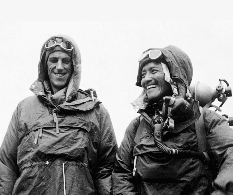 Sir Edmud Hilary and Tenzing Norgay sherpa